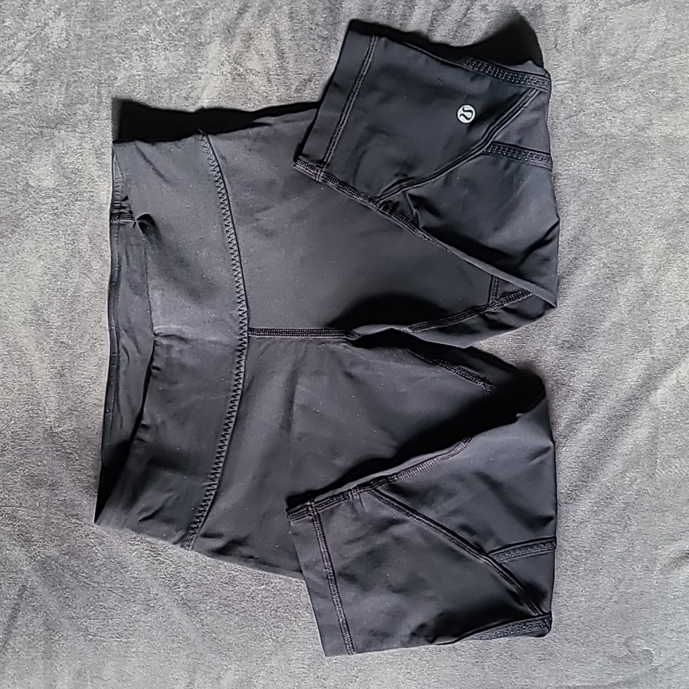 Lululemon Black Legging Capri's
